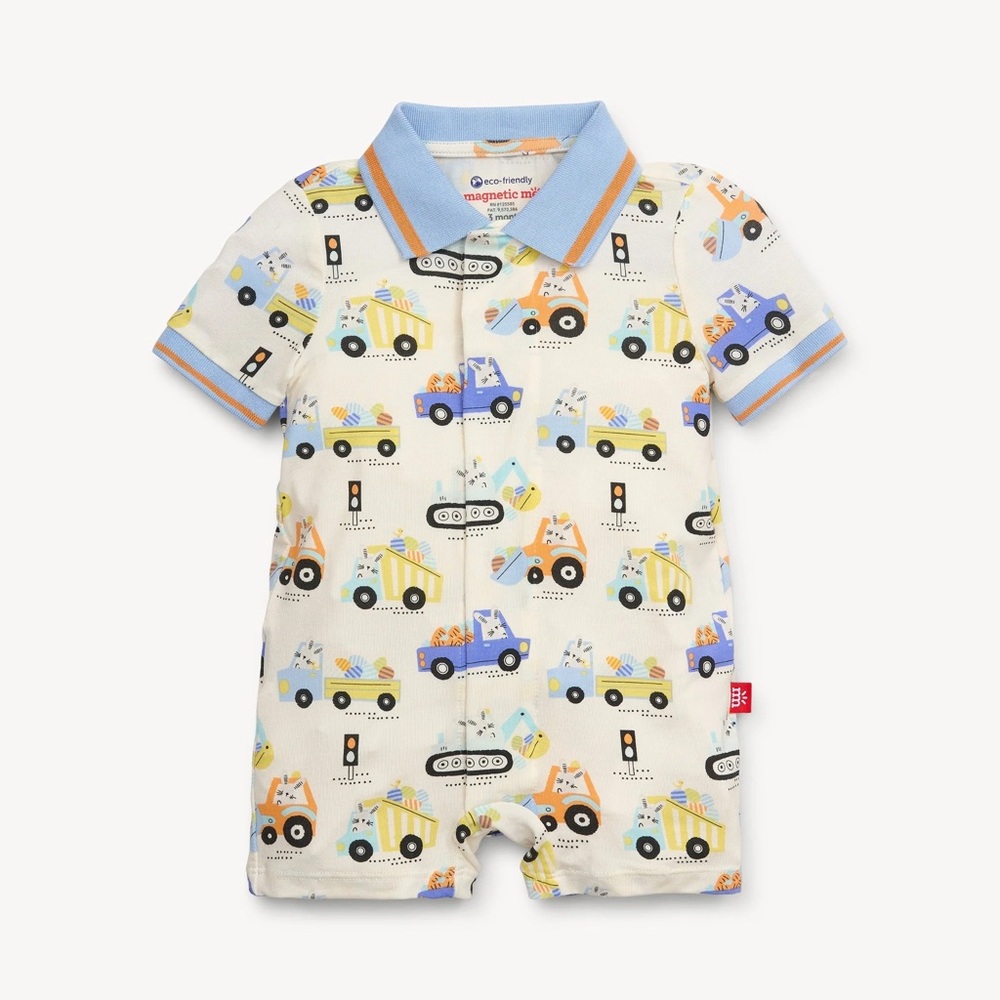 Magnetic me Easter bunny Easter egg truck onesie